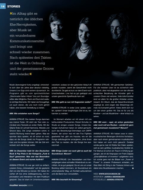 Musiker Magazin 03/2016