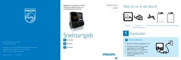 Philips Radio-rÃ©veil pour iPod/iPhone - Guide de mise en route - NLD