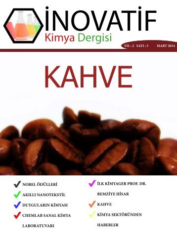 İnovatif Kimya Dergisi Sayı 8