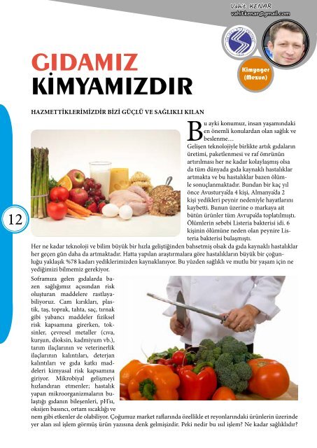 İnovatif Kimya Dergisi Sayı 13