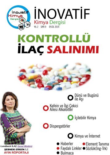 İnovatif Kimya Dergisi Sayı 14