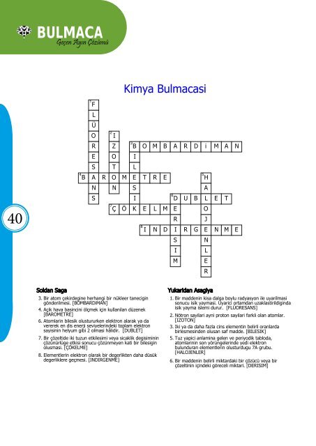 İnovatif Kimya Dergisi Sayı 18