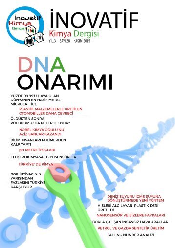 İnovatif Kimya Dergisi Sayı 28