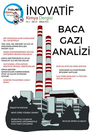 İnovatif Kimya Dergisi Sayı 29