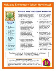 December Newsletter