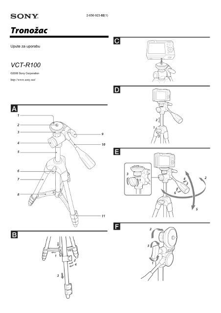 Sony VCT-R100 - VCT-R100 Istruzioni per l'uso Croato