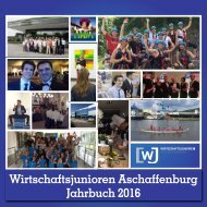 Jahrbuch der Wirtschaftsjunioren Aschaffenburg - Ausgabe 2016