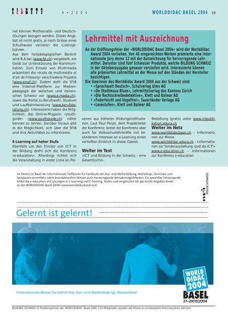 Heft 09/04 - beim LCH