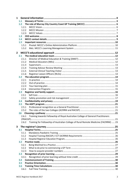 2017 MCCC Registrar Handbook