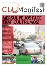 ClujManifest 2016 - Editie Tiparita - An 2 - Nr.44 - 26 Octombrie - 1 Noiembrie 2016