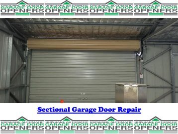 Sectional Garage Door Repairs