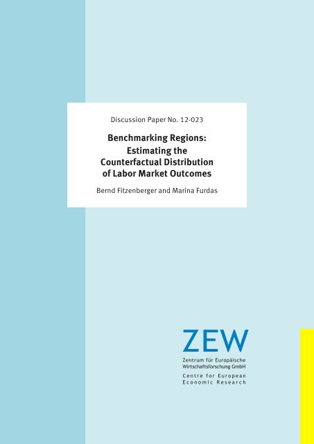 Estimating the Counterfactual Distribution of Labor Market Outcomes