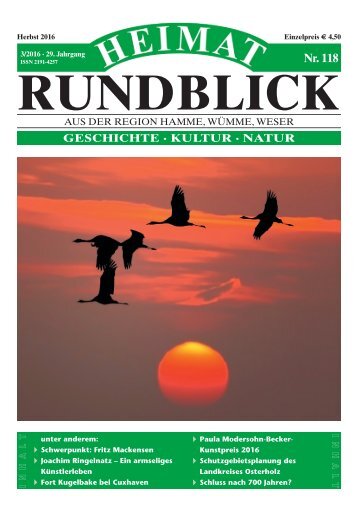 Heimat-Rundblick 118 - Herbst 2016