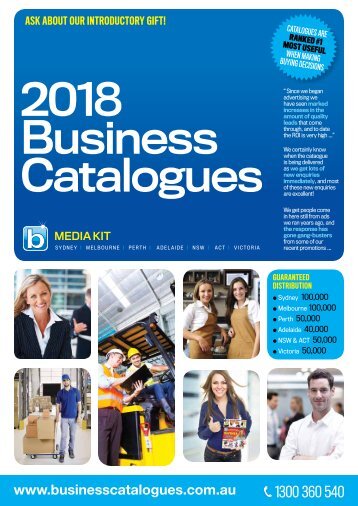 2018 Business Catalogues Media Kit
