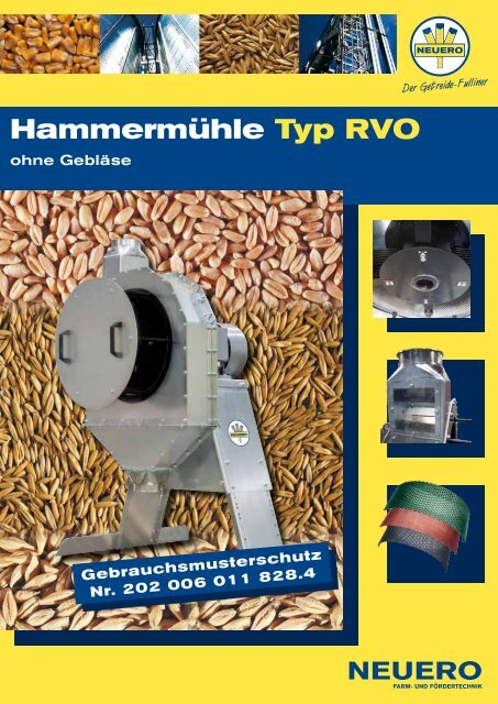 Hammermühle Typ RVO - NEUERO Farm