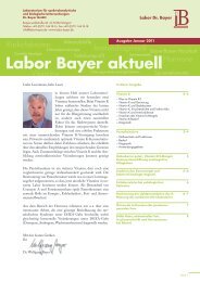 Labor Bayer aktuell