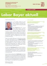 Labor Bayer aktuell