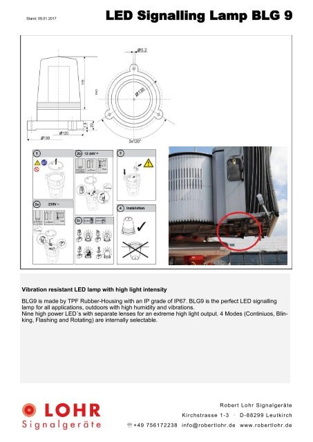 Lohr Signalgeräte Airport Products_2017_English