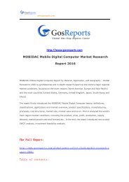 MOBIDAC Mobile Digital Computer Market Research Report 2016