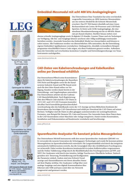 Industrielle Automation 6/2015