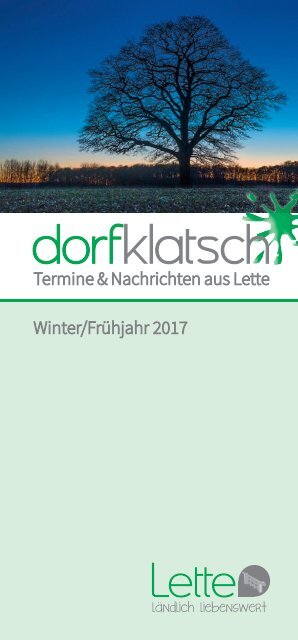 dorfklatsch - Winter/Frühjahr 2017