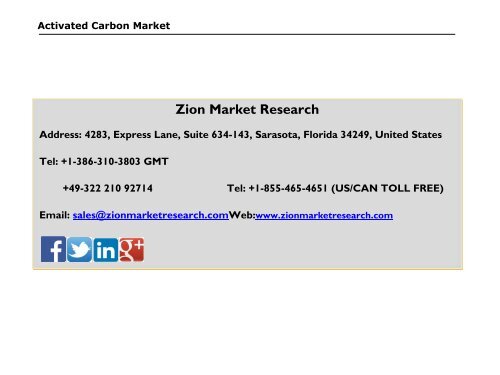 Activated Carbon Market, 2016–2024