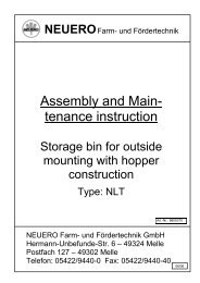 Assembly and Main- tenance instruction - NEUERO Farm