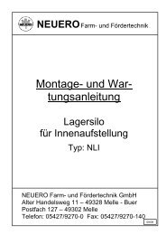 Montage- und War- tungsanleitung - NEUERO Farm