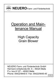 Operation and Main- tenance Manual - NEUERO Farm