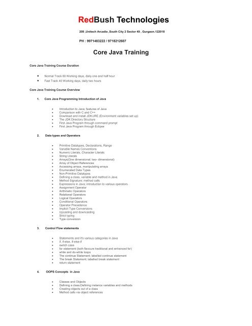 Core Java