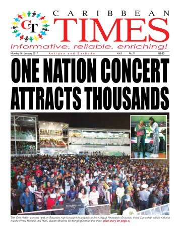 Caribbean Times 71st Issue - Monday 9th January 2017