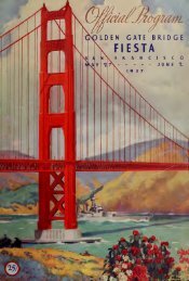 Official souvenir program : Golden Gate Bridge fiesta : celebrating ...