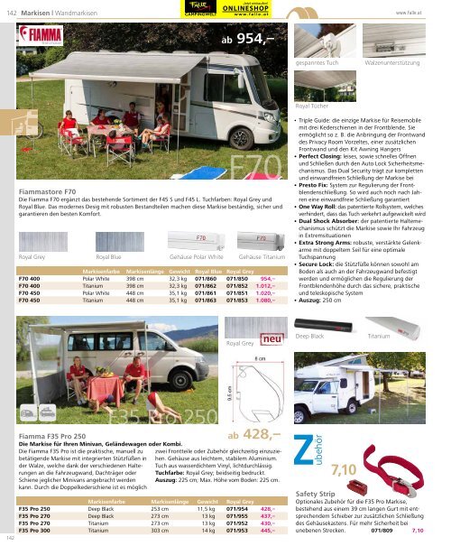 Falle Campingwelt Katalog 2017