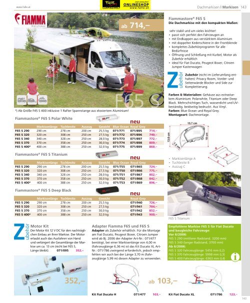 Falle Campingwelt Katalog 2017