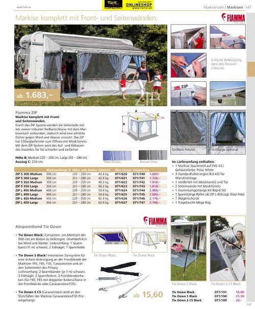 Falle Campingwelt Katalog 2017