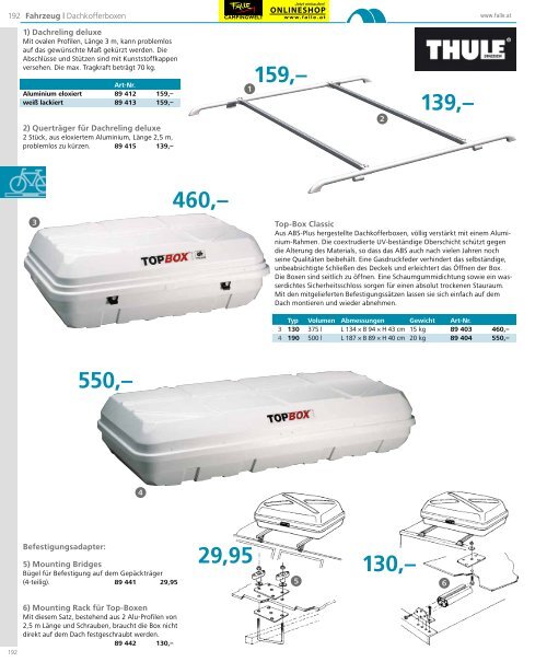 Falle Campingwelt Katalog 2017