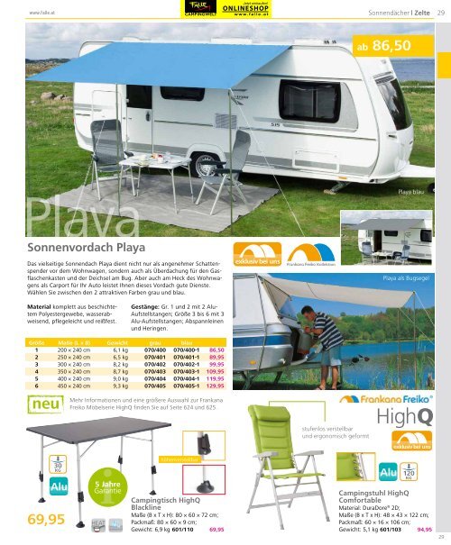 Falle Campingwelt Katalog 2017