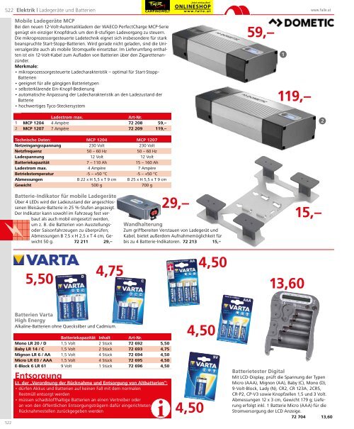 Falle Campingwelt Katalog 2017