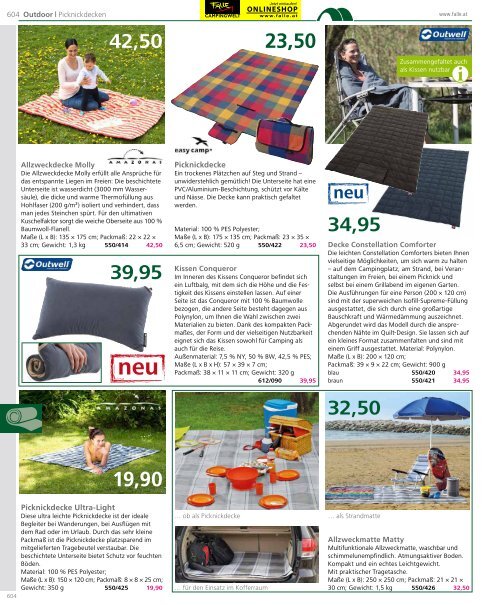 Falle Campingwelt Katalog 2017