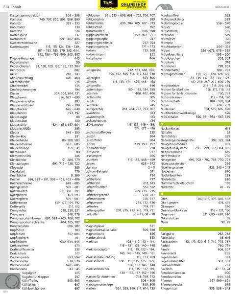 Falle Campingwelt Katalog 2017