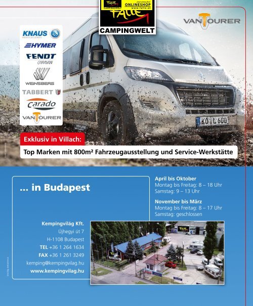 Falle Campingwelt Katalog 2017