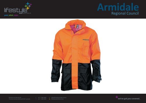 Armidale Regional Council - Workwear capsule