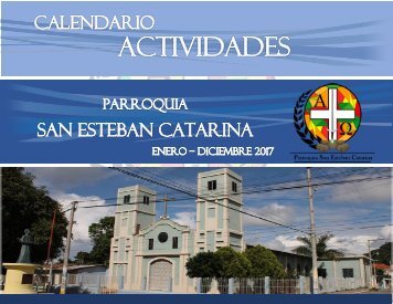 CALENDARIO DE ACTIVIDADES