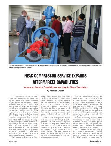 neac compressor service expands aftermarket ... - Neuman & Esser