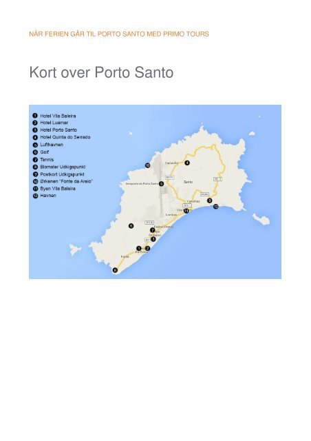 Destination: porto-santo