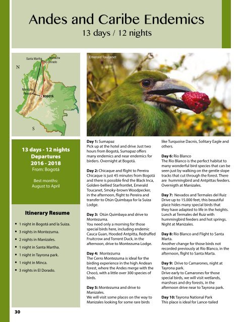 Neblina Forest Brochure 2017