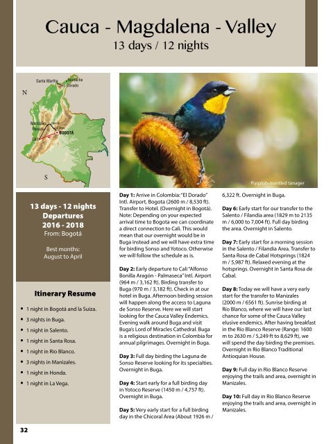 Neblina Forest Brochure 2017