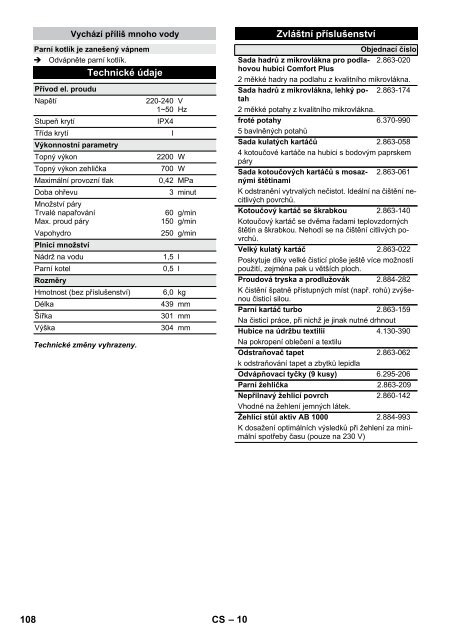 Karcher SC 5 + IronKit - manuals