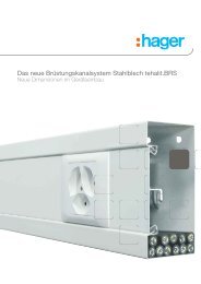 Das neue Brüstungskanalsystem Stahlblech tehalit.BRS