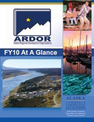 FY10 At A Glance - Alaska Department of Community and Economic ...